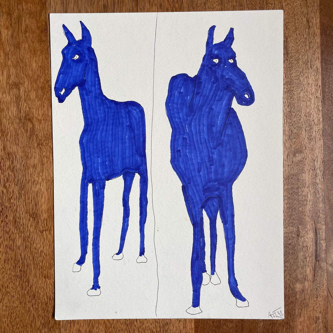 BLUE HORSE #1 & #4